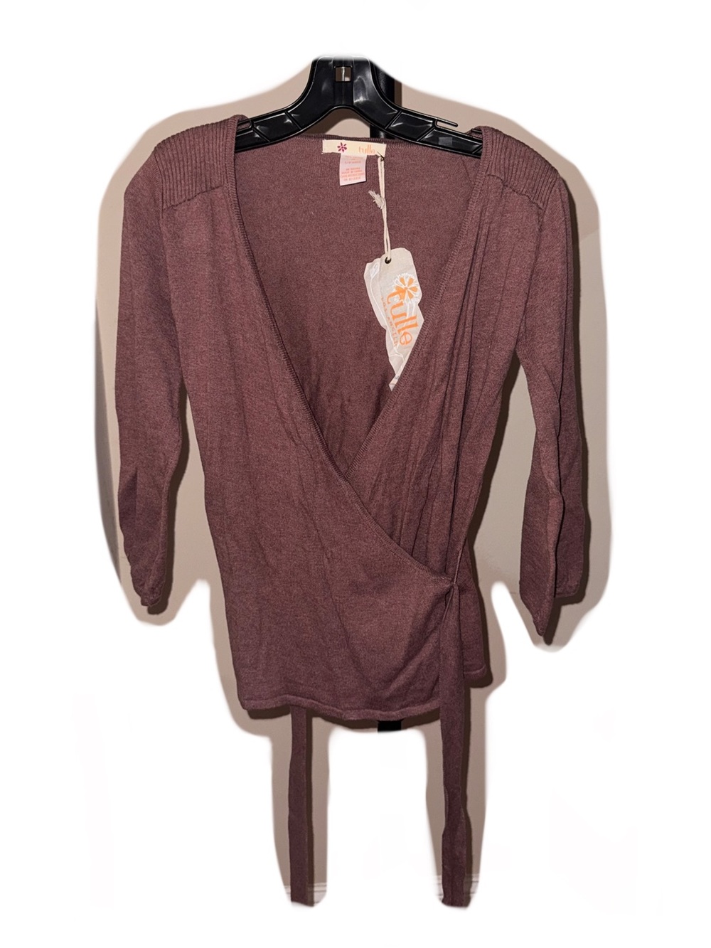 Tulle Vintage Cotton Wrap Top